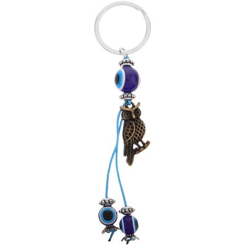 Versatile metal owl keychain - owl,