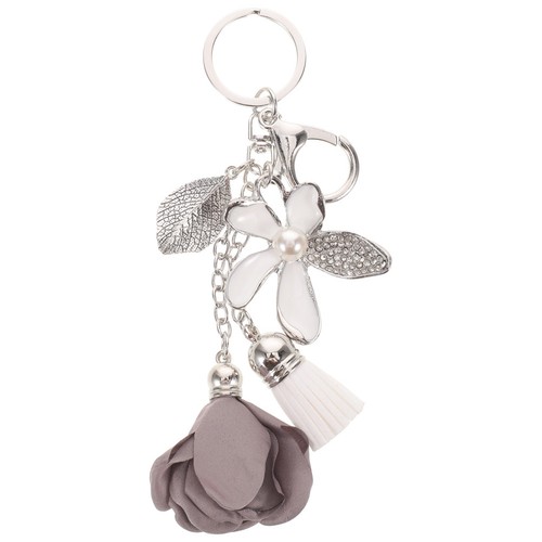 Flower keychain charm - keychain, with